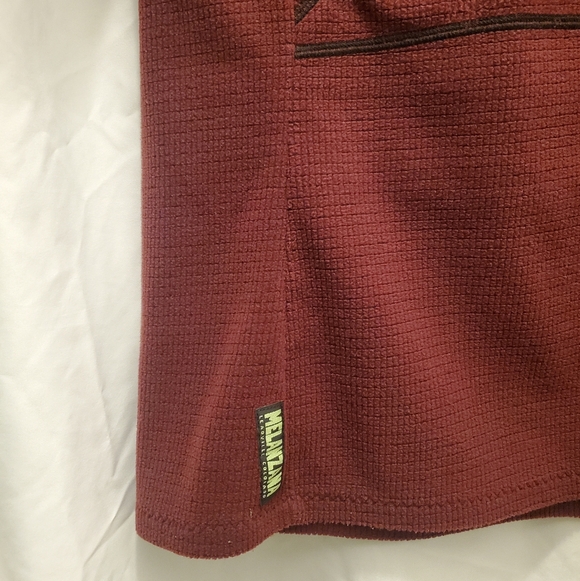 Melanzana Micro Grid Dress Small Port - Picture 4 of 4